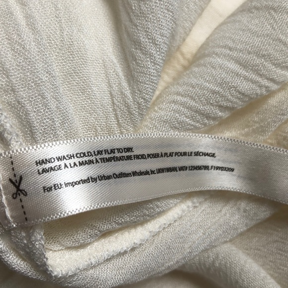 Free People cream pleated lace Hailee midi dress - Picture 14 of 15